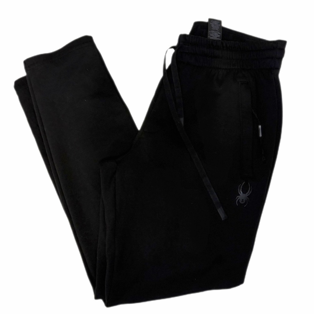 Spyder Active Men’s Performance Joggers Travel Ready Athleisure Black Size Small